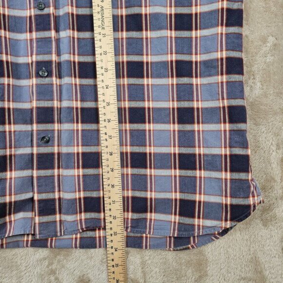 Timberland Button-Down Plaid Shirt Mens Sz XXL 2XL Multicolor Pocket Long Sleeve - Picture 4 of 10